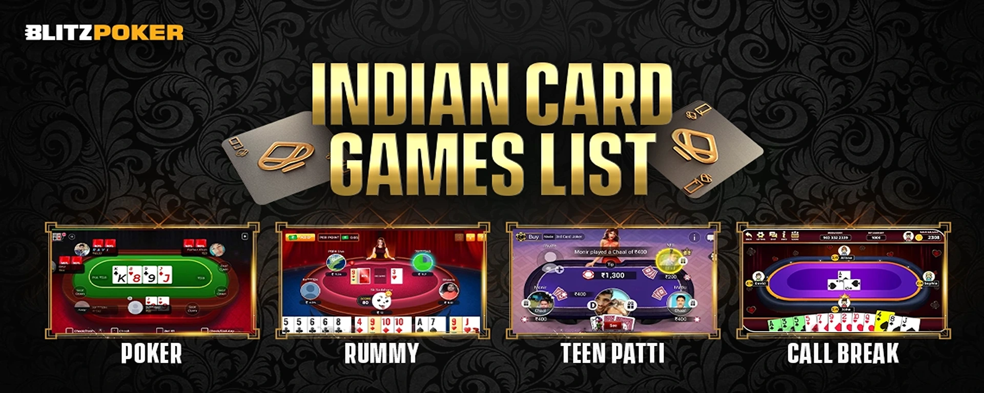 Indian Card Games List