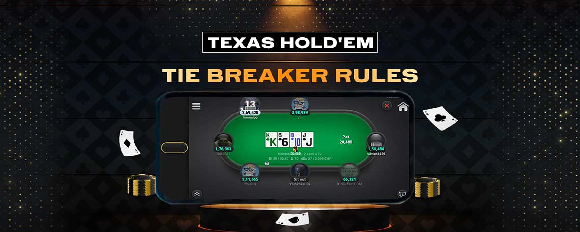 Texas Hold’em Tie Breaker Rules You Should Be Aware Of