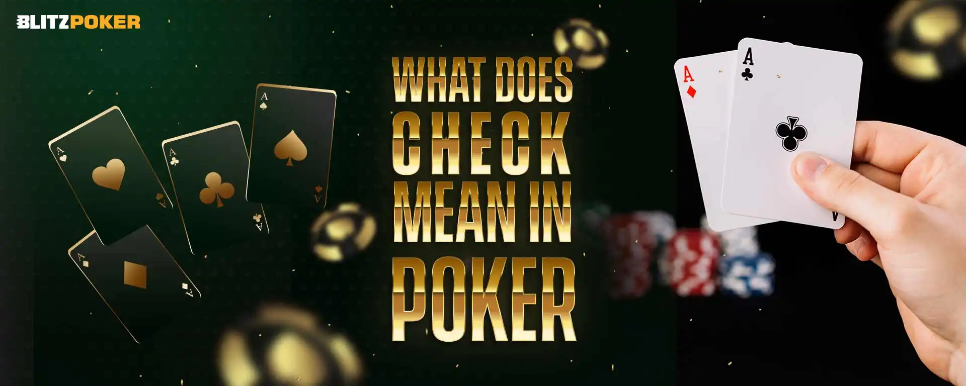 What Does Check Mean in Poker