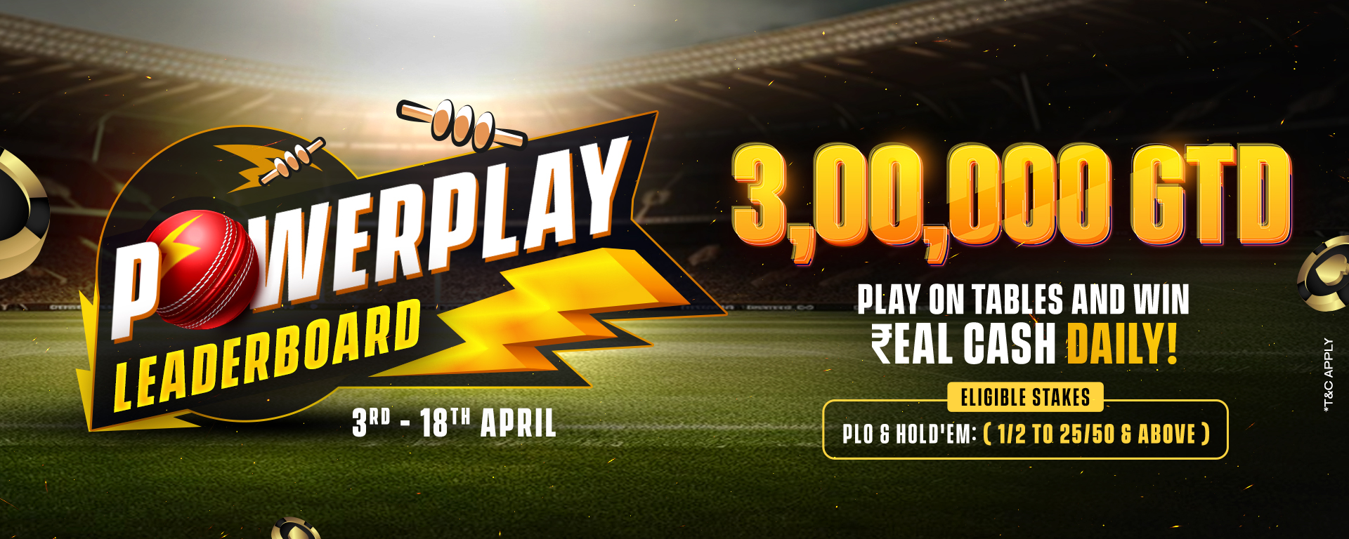 Win Big with BLITZPOKER’s Powerplay Leaderboard: Grab 3 Lakhs in Real Cash!